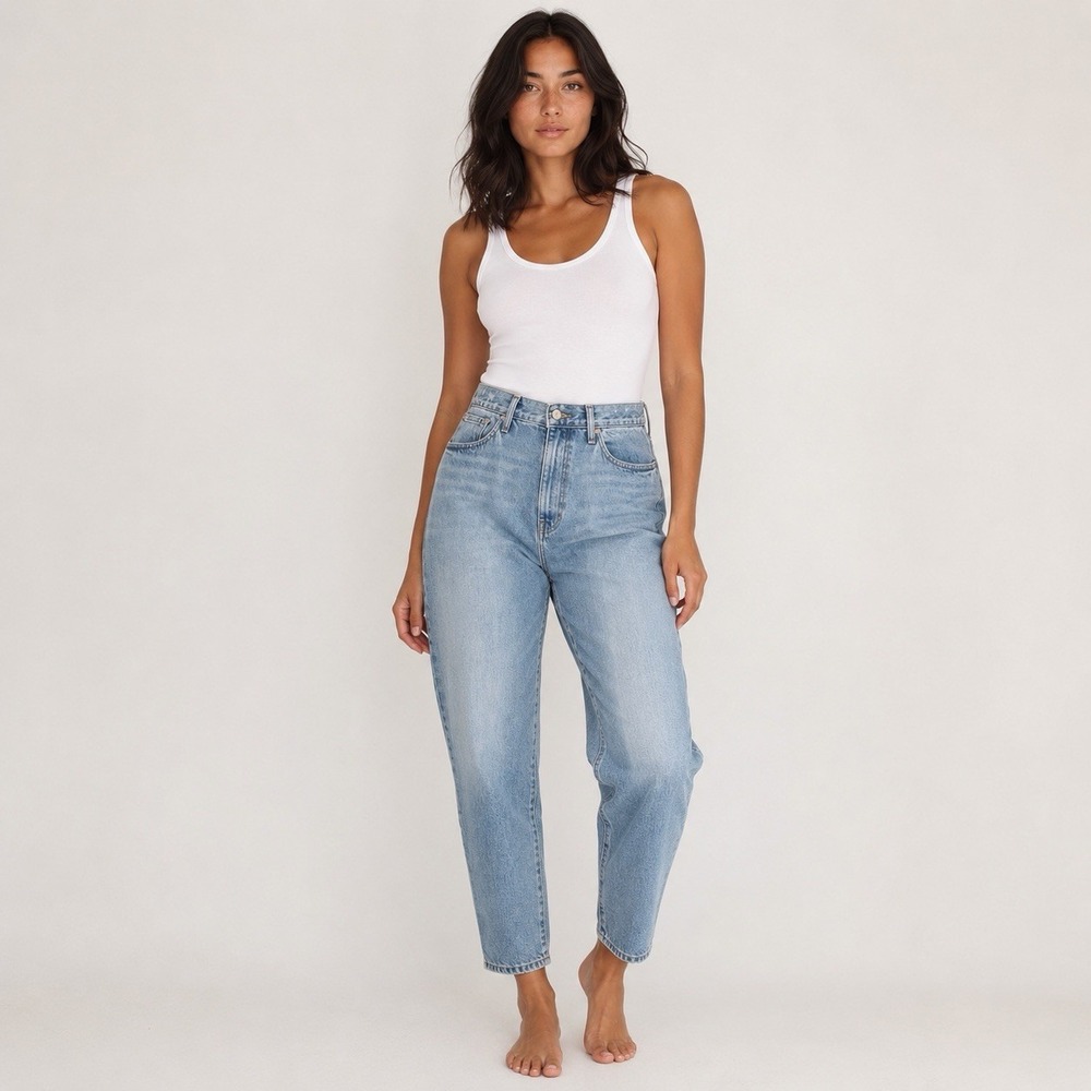 Madewell The Mom Jean Melva Wash high rise plus size 90s tag 37 womens 24/26 4X
